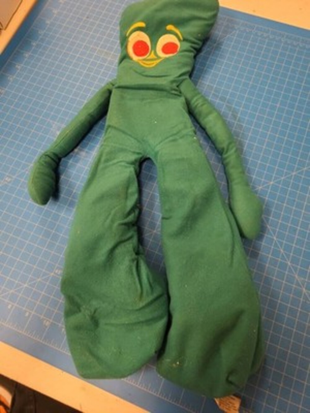 Vintage 1983 Gumby Pals Plush Toy Art Los Angeles Korea Collectible Figure